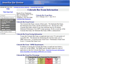 Desktop Screenshot of coloradobarexam.com